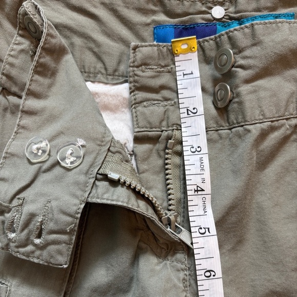 Delia*s Cargo Shorts Cuff Flat Front Vintage Junior Size 9 - Picture 9 of 9